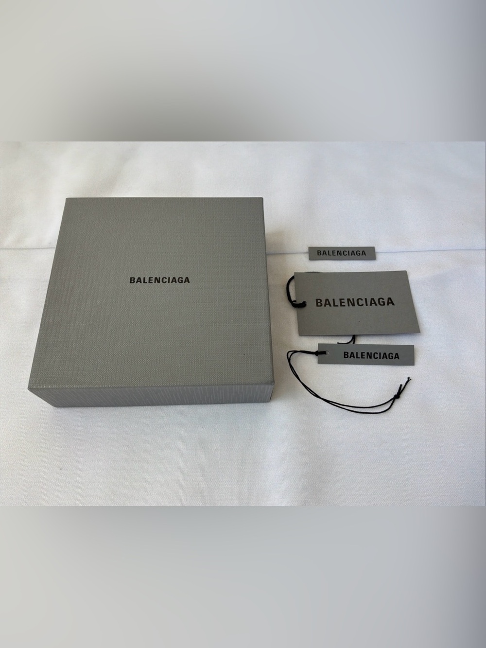 Balenciaga Empty Box 6 X 6 Gray Gift Storage Made In Italy